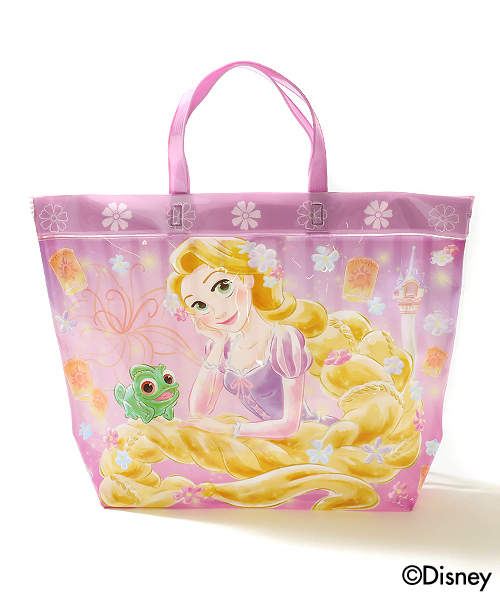 devirock(デビロック)の「Disney プリンセス アリエル ラプンツェル 花柄プールバッグ ビーチバッグ(スイムグッズ・キッズ・その他1/その他2/その他3・ONE SIZE)」の3枚目の写真