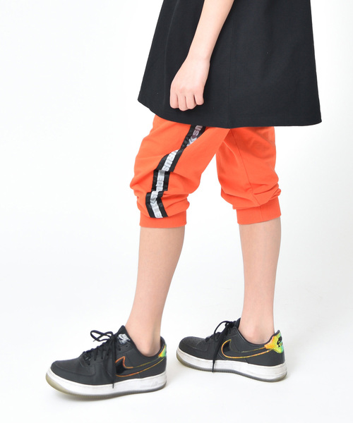 LEGURUS STANDARD(レグルススタンダード)の「クロップドジョガーパンツ(パンツ)」|オレンジ