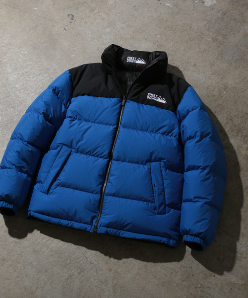 FIRST DOWN(ファーストダウン)の「【FIRST DOWN/ファーストダウン】リバーシブルダウンジャケット(ダウンジャケット/コート・メンズ・ブラック/カーキ/イエロー/ブルー・M/L)」の4枚目の写真