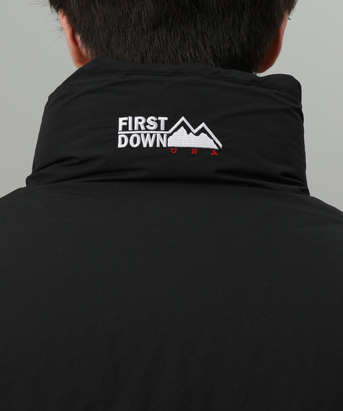 FIRST DOWN(ファーストダウン)の「【FIRST DOWN/ファーストダウン】リバーシブルダウンジャケット(ダウンジャケット/コート・メンズ・ブラック/カーキ/イエロー/ブルー・M/L)」の5枚目の写真