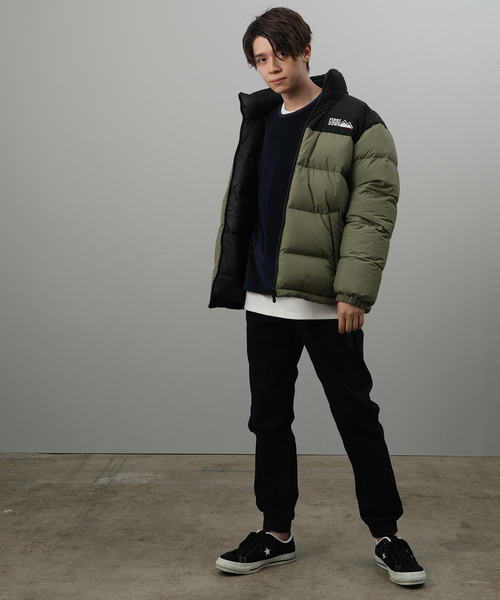 FIRST DOWN(ファーストダウン)の「【FIRST DOWN/ファーストダウン】リバーシブルダウンジャケット(ダウンジャケット/コート・メンズ・ブラック/カーキ/イエロー/ブルー・M/L)」の9枚目の写真