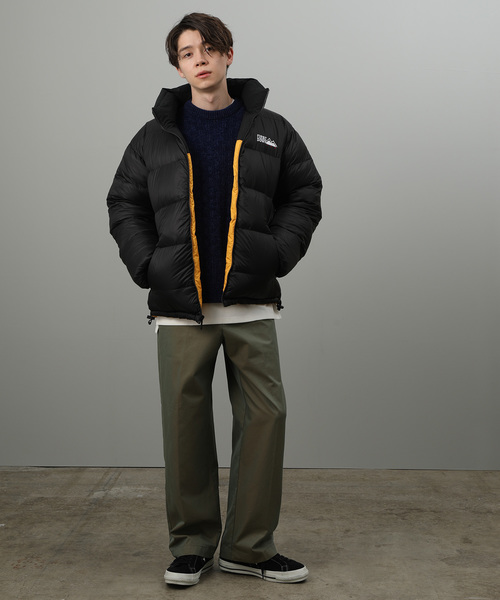 FIRST DOWN(ファーストダウン)の「【FIRST DOWN/ファーストダウン】リバーシブルダウンジャケット(ダウンジャケット/コート・メンズ・ブラック/カーキ/イエロー/ブルー・M/L)」の14枚目の写真