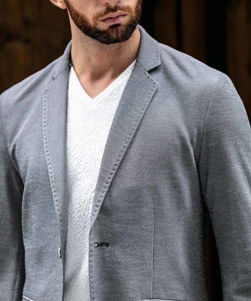 Buffalo Bobs(バッファローボブズ)の「NOMADO-PARINE(ノマド-パリーネ)テーラードジャケット(テーラードジャケット・メンズ・ネイビー/グレー・2-3/3-4/1-2)」の12枚目の写真