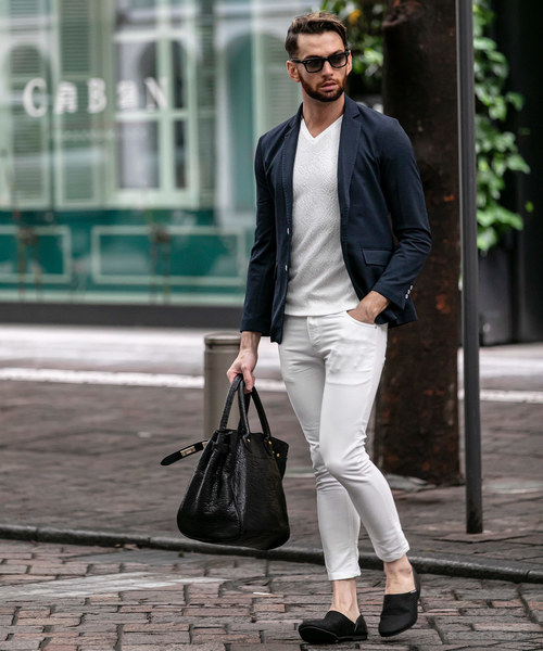 Buffalo Bobs(バッファローボブズ)の「NOMADO-PARINE(ノマド-パリーネ)テーラードジャケット(テーラードジャケット・メンズ・ネイビー/グレー・2-3/3-4/1-2)」の16枚目の写真