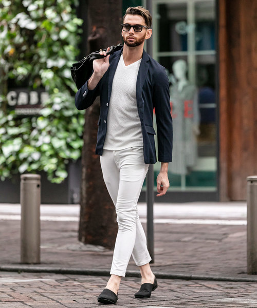 Buffalo Bobs(バッファローボブズ)の「NOMADO-PARINE(ノマド-パリーネ)テーラードジャケット(テーラードジャケット・メンズ・ネイビー/グレー・2-3/3-4/1-2)」の20枚目の写真