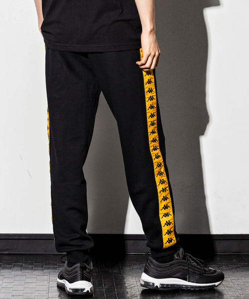 Kappa(カッパ)の「Kappa(カッパ)BANDA OMINI ロゴサイドライントラックパンツ(スウェットパンツ・メンズ・ブラック/レッド/ライトブルー/オレンジ・L/M/XL)」の14枚目の写真