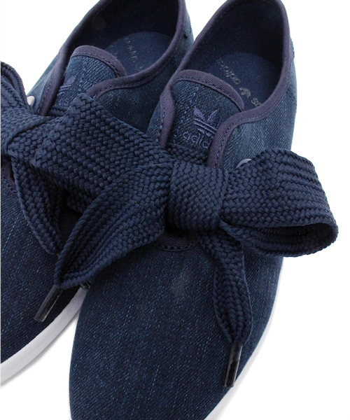 adidas Originals（アディダスオリジナルス）の「アディダス オリジナルス リレース デニム adidas Originals RELACE LOW W dnm（スニーカー・レディース・ネイビー・24cm/24.5cm/22.5cm/23cm/23.5cm）」の6枚目の写真