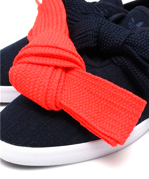 adidas Originals（アディダスオリジナルス）の「アディダス オリジナルス リレース デニム adidas Originals RELACE LOW W dnm（スニーカー・レディース・ネイビー・24cm/24.5cm/22.5cm/23cm/23.5cm）」の9枚目の写真