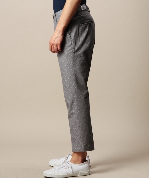 BEAUTY&YOUTH UNITED ARROWS（ビューティーアンドユースユナイテッドアローズ）の「BY ダイヤ ジャカード アンクルパンツ◆（その他パンツ・メンズ・ネイビー/ライトグレー・X-LARGE/MEDIUM/SMALL/LARGE）」の4枚目の写真