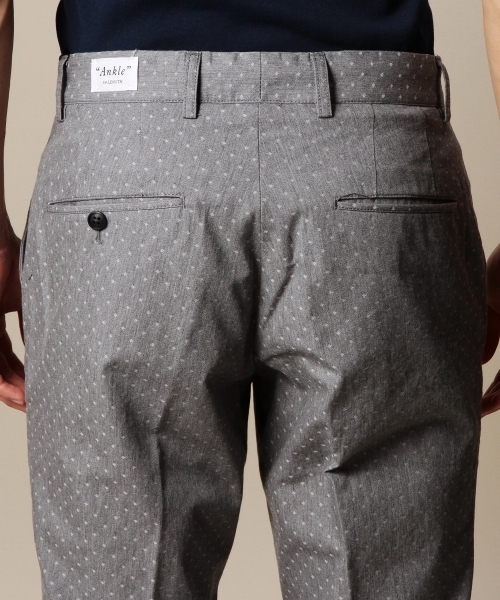 BEAUTY&YOUTH UNITED ARROWS（ビューティーアンドユースユナイテッドアローズ）の「BY ダイヤ ジャカード アンクルパンツ◆（その他パンツ・メンズ・ネイビー/ライトグレー・X-LARGE/MEDIUM/SMALL/LARGE）」の8枚目の写真