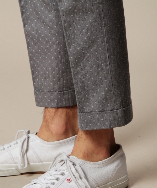 BEAUTY&YOUTH UNITED ARROWS（ビューティーアンドユースユナイテッドアローズ）の「BY ダイヤ ジャカード アンクルパンツ◆（その他パンツ・メンズ・ネイビー/ライトグレー・X-LARGE/MEDIUM/SMALL/LARGE）」の10枚目の写真