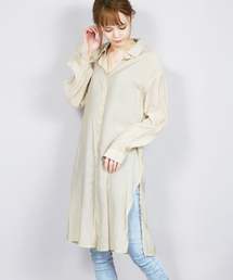 lala Born（ララボーン）の「lalaBorn/ロングシャツ（シャツ/ブラウス）」