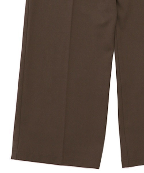 select MOCA（セレクトモカ）の「ウエストベルトデザインロングパンツ（スラックス・レディース・ブラック/ブラウン/カーキ・SMALL/MEDIUM）」の7枚目の写真