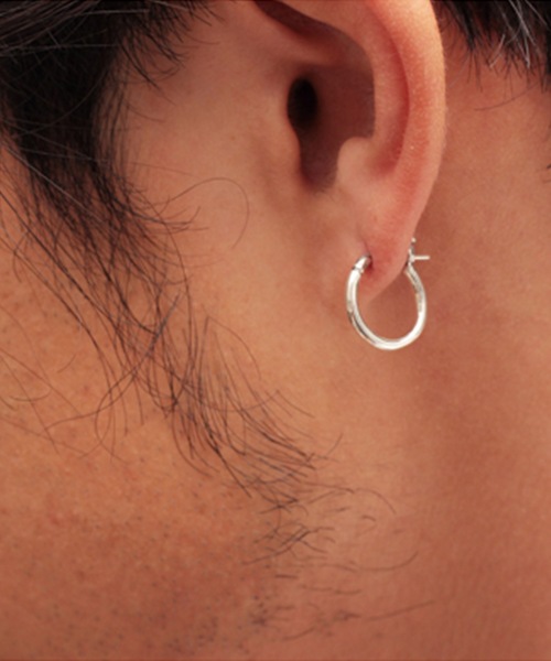 VIVIFY（ビビファイ）の「Hoop Pierce(M)/ピアス/フープ(M)（ピアス（片耳用）・メンズ・シルバー/シルバー系その他2・FREE）」の3枚目の写真
