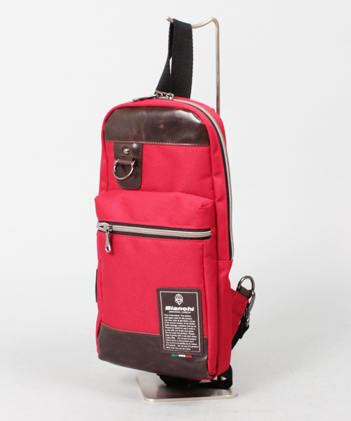 UNION STATION(ユニオンステーション)の「Bianchi×PACIFIC STATE BODY BAG(ショルダーバッグ・メンズ・ブラック/ネイビー/レッド/ブルー系その他・FREE)」の9枚目の写真