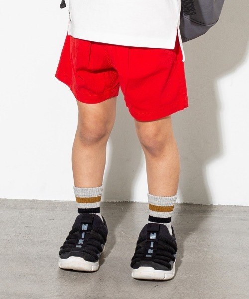 MAKE YOUR DAY（メイクユアデイ）の「【リンクコーデ】デザインタックパンツ■80～140cm（その他パンツ・キッズ・ベージュ/レッド/イエロー/ブルー/ネイビー・80/110/100/90/130/140/120）」の5枚目の写真