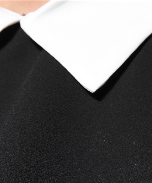 SLY（スライ）の「ｼﾞｮｰｾﾞｯﾄCROPPED TOPS（シャツ/ブラウス・レディース・ネイビー/ワインレッド/ブラック・2/1）」の6枚目の写真