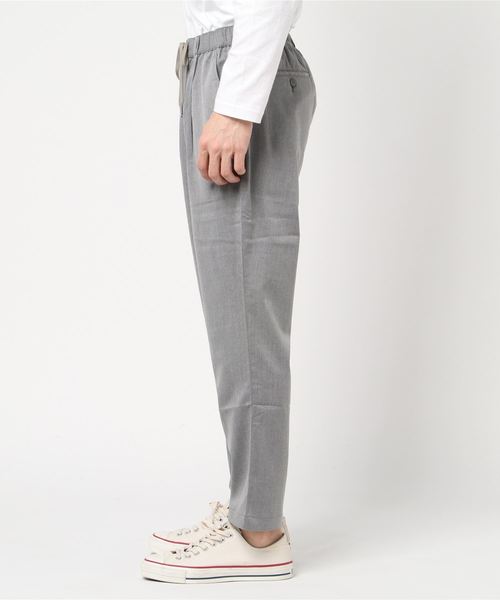 plain-me（プレインミー）の「plain-me 1616 EASYブレンドドローストリングパンツ（チノパンツ・メンズ・グレー・LARGE/SMALL/MEDIUM）」の6枚目の写真