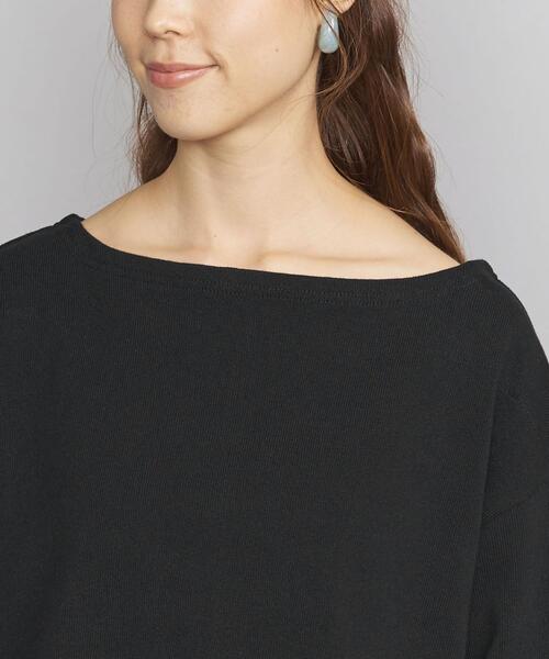 BEAUTY&YOUTH UNITED ARROWS（ビューティーアンドユースユナイテッドアローズ）の「BY ヘビーコットンショルダーパッチカットソーо（Tシャツ/カットソー・レディース・ブラック/ライム/オフホワイト・FREE）」の8枚目の写真