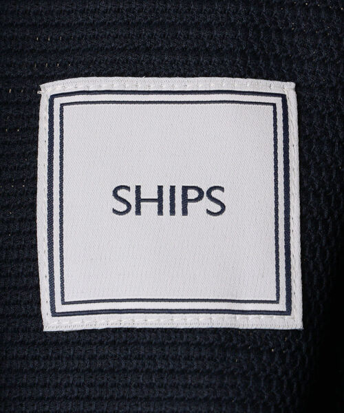 SHIPS（シップス）の「DC: ダブルブレスト 4つボタン ジャージー ソリッド ジャケット（テーラードジャケット・メンズ・ネイビー・MEDIUM/LARGE/SMALL）」の7枚目の写真