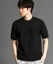 HIDEAWAYS NICOLE | ジャカードクルーネック半袖ニット(ニット/セーター)