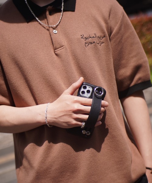 ensemble(皮革ブランド)（アンサンブル）の「【 ensemble / アンサンブル 】 iPhone ケース Porte Ⅱ ( 6 6S 7 8 SE2 )/( Ⅹ XS )/( 11 )/( 11pro )/( 12 / 12pro ) 対応（スマホケース/カバー・レディース・ライトグレー/ブラック/ベージュ/ブラウン/グレー/カーキ/シルバー/ブロンズ・F/A/C/E/H）」の20枚目の写真