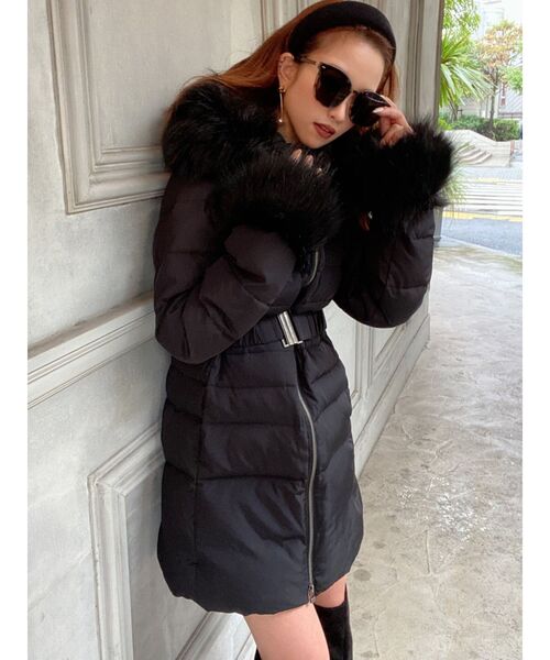 RESEXXY（リゼクシー）の「フード付きロングダウンコート（ダウン