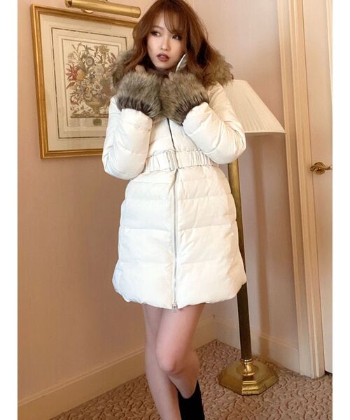 RESEXXY（リゼクシー）の「フード付きロングダウンコート（ダウン