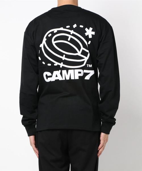 CAMP7（キャンプセブン）の「【CAMP7】コラボグラフィックロンＴ（Tシャツ/カットソー・メンズ・ホワイト/グレー/ブラック・L/M/XL）」の5枚目の写真