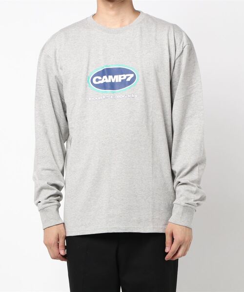 CAMP7（キャンプセブン）の「【CAMP7】コラボグラフィックロンＴ（Tシャツ/カットソー・メンズ・ホワイト/グレー/ブラック・L/M/XL）」の3枚目の写真