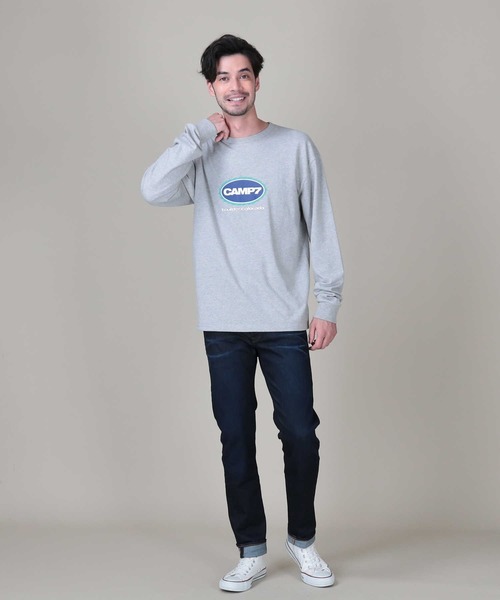 CAMP7（キャンプセブン）の「【CAMP7】コラボグラフィックロンＴ（Tシャツ/カットソー・メンズ・ホワイト/グレー/ブラック・L/M/XL）」の21枚目の写真