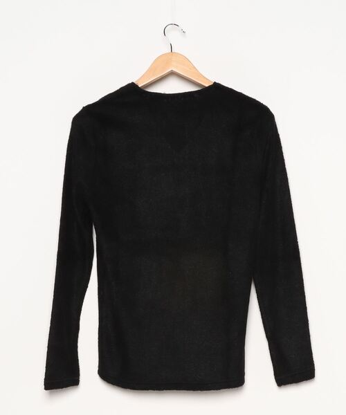 NO ID.（ノーアイディ）の「【NO ID.】Bicule Pile V-Neck Pullover / ビキューレ パイル Vネック プルオーバー（ニット/セーター・メンズ・ブラック/ライトグレー/アイボリー/ダークグレー/ワイン/ネイビー・1/3/2）」の7枚目の写真