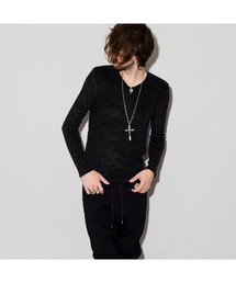 【NO ID.】Bicule Pile V-Neck Pullover / ビキューレ パイル Vネック プルオーバー