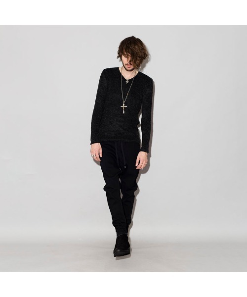 NO ID.（ノーアイディ）の「【NO ID.】Bicule Pile V-Neck Pullover / ビキューレ パイル Vネック プルオーバー（ニット/セーター・メンズ・ブラック/ライトグレー/アイボリー/ダークグレー/ワイン/ネイビー・1/3/2）」の15枚目の写真