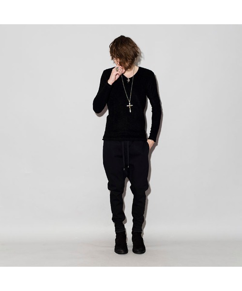 NO ID.（ノーアイディ）の「【NO ID.】Bicule Pile V-Neck Pullover / ビキューレ パイル Vネック プルオーバー（ニット/セーター・メンズ・ブラック/ライトグレー/アイボリー/ダークグレー/ワイン/ネイビー・1/3/2）」の16枚目の写真