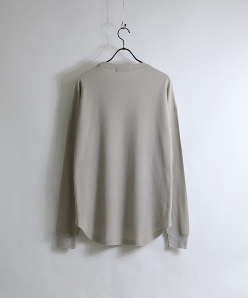 Confirm(コンファーム)の「Confirm / コンファーム ワッフルロンT(Tシャツ/カットソー・メンズ・ホワイト/ミント/チャコールグレー/ベージュ/ネイビー・M/L)」の13枚目の写真