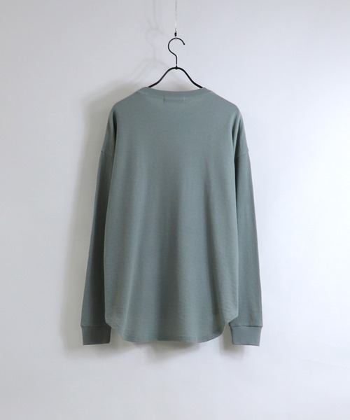 Confirm(コンファーム)の「Confirm / コンファーム ワッフルロンT(Tシャツ/カットソー・メンズ・ホワイト/ミント/チャコールグレー/ベージュ/ネイビー・M/L)」の10枚目の写真
