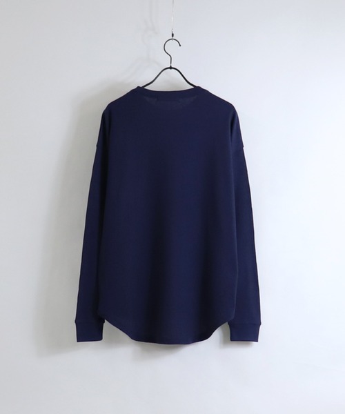 Confirm(コンファーム)の「Confirm / コンファーム ワッフルロンT(Tシャツ/カットソー・メンズ・ホワイト/ミント/チャコールグレー/ベージュ/ネイビー・M/L)」の12枚目の写真