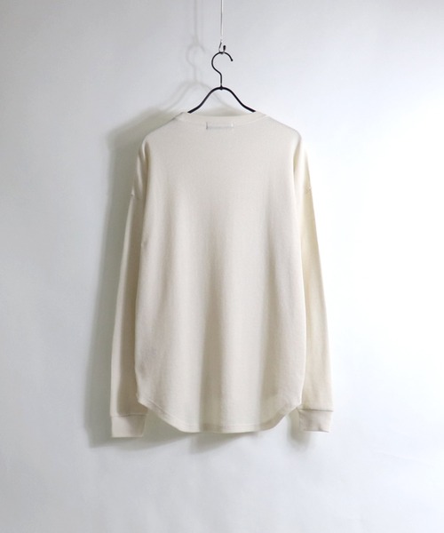Confirm(コンファーム)の「Confirm / コンファーム ワッフルロンT(Tシャツ/カットソー・メンズ・ホワイト/ミント/チャコールグレー/ベージュ/ネイビー・M/L)」の11枚目の写真