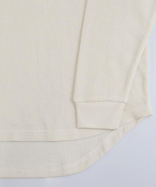 Confirm(コンファーム)の「Confirm / コンファーム ワッフルロンT(Tシャツ/カットソー・メンズ・ホワイト/ミント/チャコールグレー/ベージュ/ネイビー・M/L)」の17枚目の写真