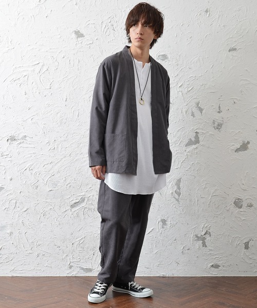 MinoriTY（マイノリティ）の「【セットアップ対応商品あり】しっとり素材イージーパンツ（その他パンツ・メンズ・ブラウン/グレー/ブラック/グレー系その他・M/L）」の6枚目の写真
