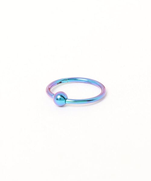 MORPH(モルフ)の「MORPH モルフ CBR クリッカー ボディーピアス 18ゲージ 6mm~10mm(ピアス(片耳用)・レディース・ブルーグリーン・6/8/10)」の2枚目の写真
