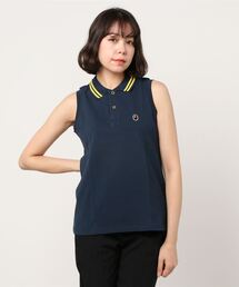 APE HEAD ONE POINT SLEEVELESS POLO L