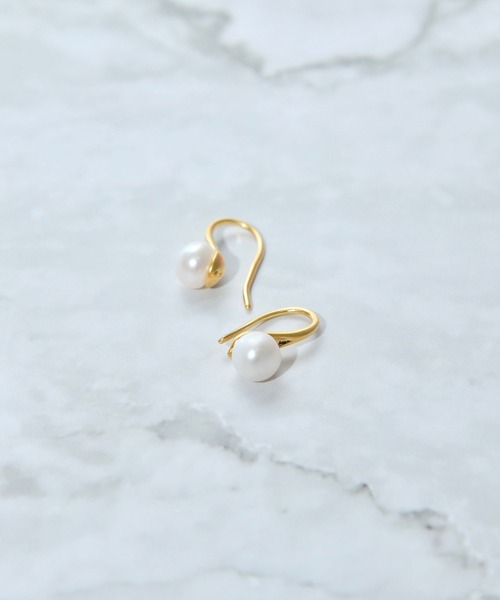 BROTHERHOOD（ブラザーフッド）の「【earyear】ポイントパールピアス（ピアス（両耳用）・レディース・ゴールド/A/B/C/D/E/F/G/H/J/K/I/L・FREE）」の17枚目の写真
