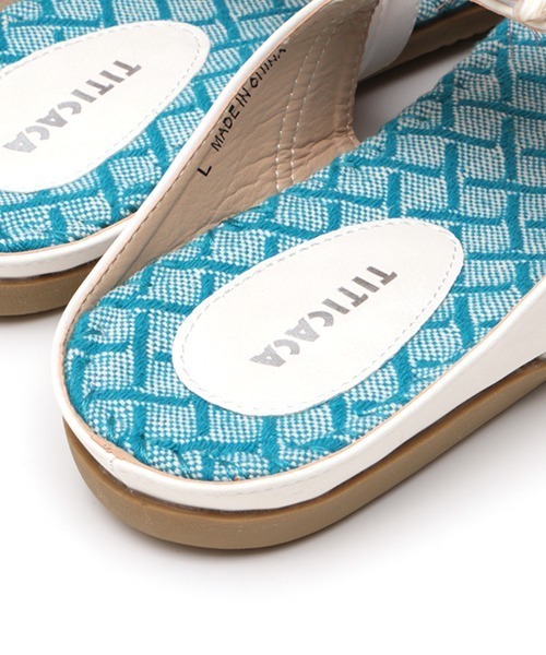 チチカカ（チチカカ）の「タッセルビーズトングサンダル（サンダル・レディース・ブラック/オフホワイト/イエロー・MEDIUM/LARGE）」の15枚目の写真