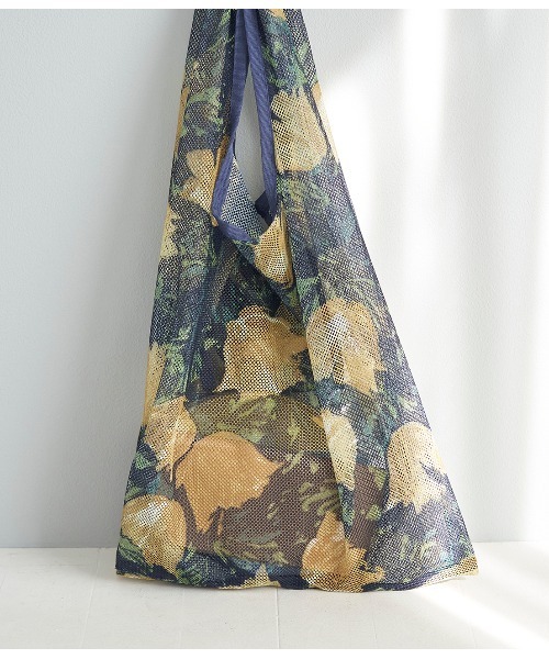 ROPE' PICNIC（ロペピクニック）の「チューリップ総柄パッカブルメッシュエコバッグ（エコバッグ/サブバッグ・レディース・ラベンダー/イエロー/レッド系その他・FREE）」の2枚目の写真