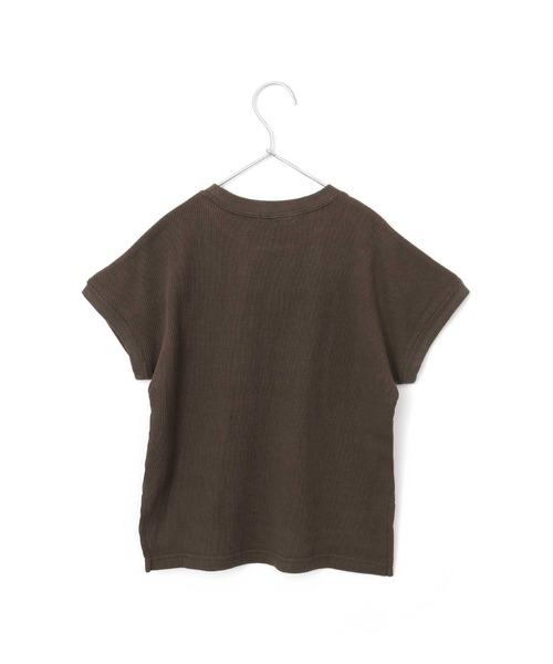 MAKE YOUR DAY（メイクユアデイ）の「ワッフルフレンチTシャツ■80～140cm（Tシャツ/カットソー・キッズ・ベージュ/アイボリー/ピンク/その他・90/120/100/80/110/140/130）」の14枚目の写真