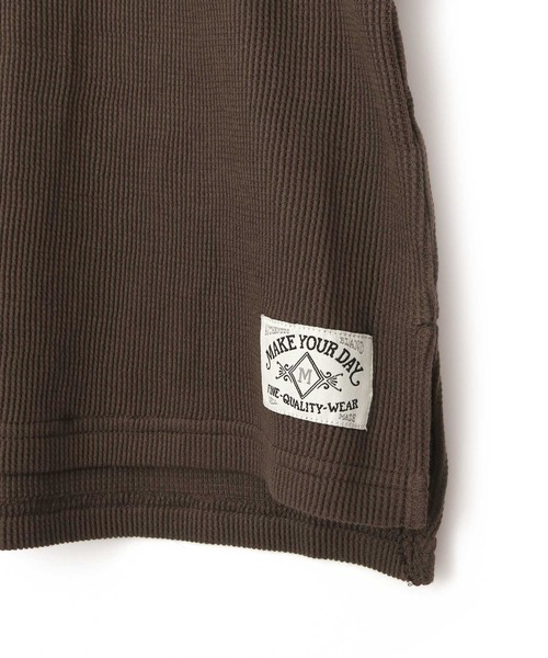 MAKE YOUR DAY（メイクユアデイ）の「ワッフルフレンチTシャツ■80～140cm（Tシャツ/カットソー・キッズ・ベージュ/アイボリー/ピンク/その他・90/120/100/80/110/140/130）」の17枚目の写真