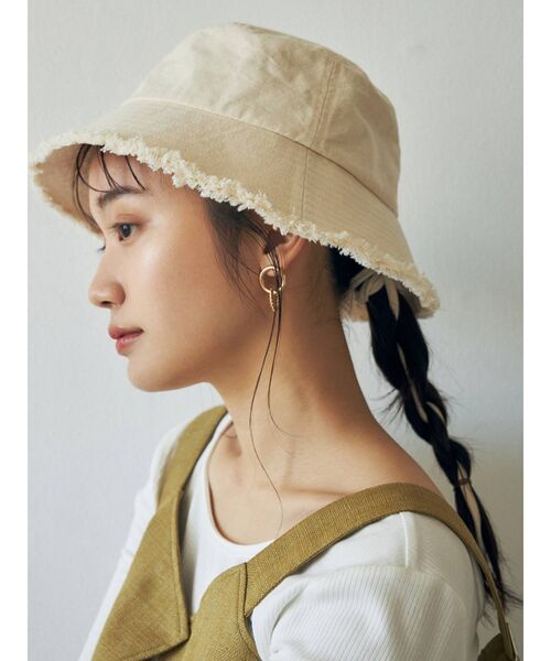 MURUA（ムルーア）の「ヘアーワイヤーリボン（ヘアゴム・レディース・カーキ/アイボリー・FREE）」の8枚目の写真