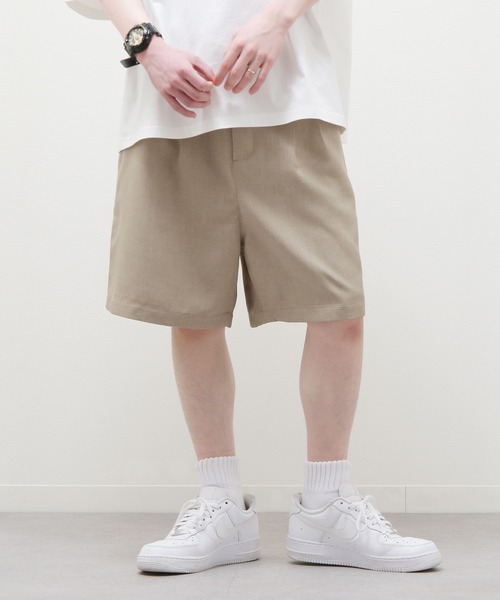 ZIP FIVE（ジップファイブ）の「【ZIP FIVE】ドライ リネンライクショートパンツ（その他パンツ・メンズ・ブラック/ベージュ/ブラウン/オリーブ/ブルー/アイボリー・MEDIUM/LARGE/X-LARGE）」の5枚目の写真